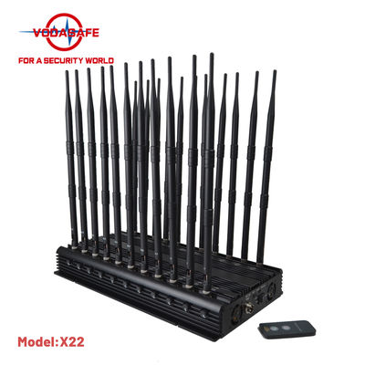 Stationary 60m 3dBi Antenna Wifi Signal Jammer UHF VHF