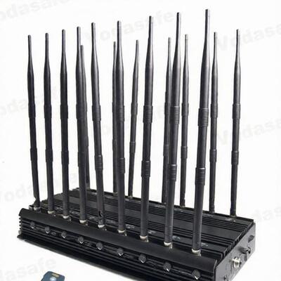 kaufen 18 Signal-Störsender 4G WiMax der hohen Leistung der Antennen-47W Lojack Wechselstrom-Adapter online manufacture