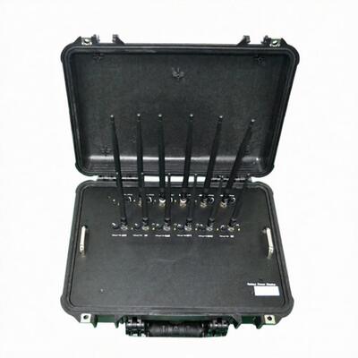kaufen 10-80m 86 Bänder UHFvhf des Watt-tragbares Signal-Störsender-12 für 2 3 4G online manufacture