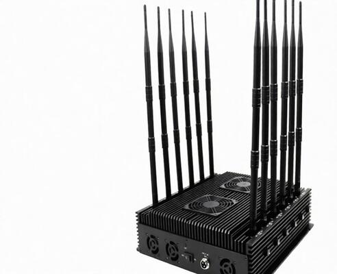 kaufen WiFis 2.4G GPS LOJACK bewegliche Bänder 93W abschirmende 80m des Störsender-Blocker-12 online manufacture