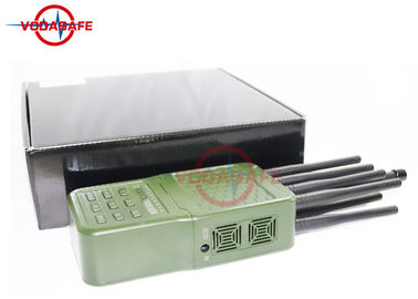 20m Coverage Portable Cell Phone Jammer Wifi 2.4G 5.8G Sweep Jamming Type