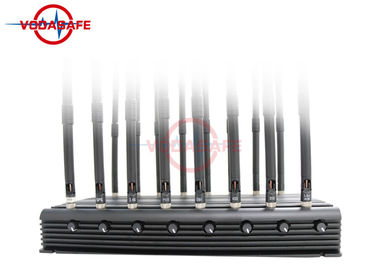 16 Channels Mobile Phone Signal Jammer Adjustable Working Range High Efficiency