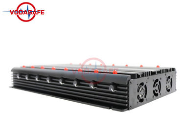 16 Channels Mobile Phone Signal Jammer Adjustable Working Range High Efficiency