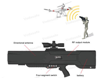 4 Frequency Segments Drone Signal Jammer Long Distance Transmission Range