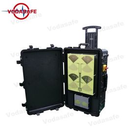 Portable Cell Phone Signal Jammer 2g 3g 4g 5g Gps Wifi 100m Coverage Range 480W